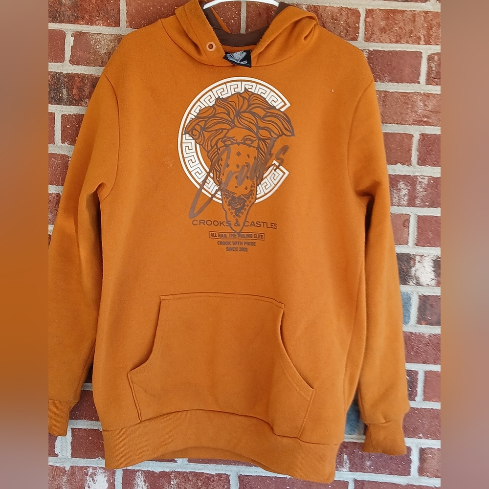 Crooks & Castles Orange Hoodie for Men